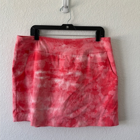Zac & Rachel Dresses & Skirts - Zac & Rachel Pink and White Mini Skirt Night Out